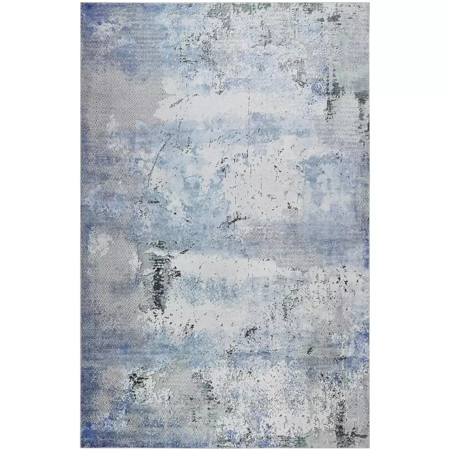 Wecon home Kurzflorteppich Radiate graublau