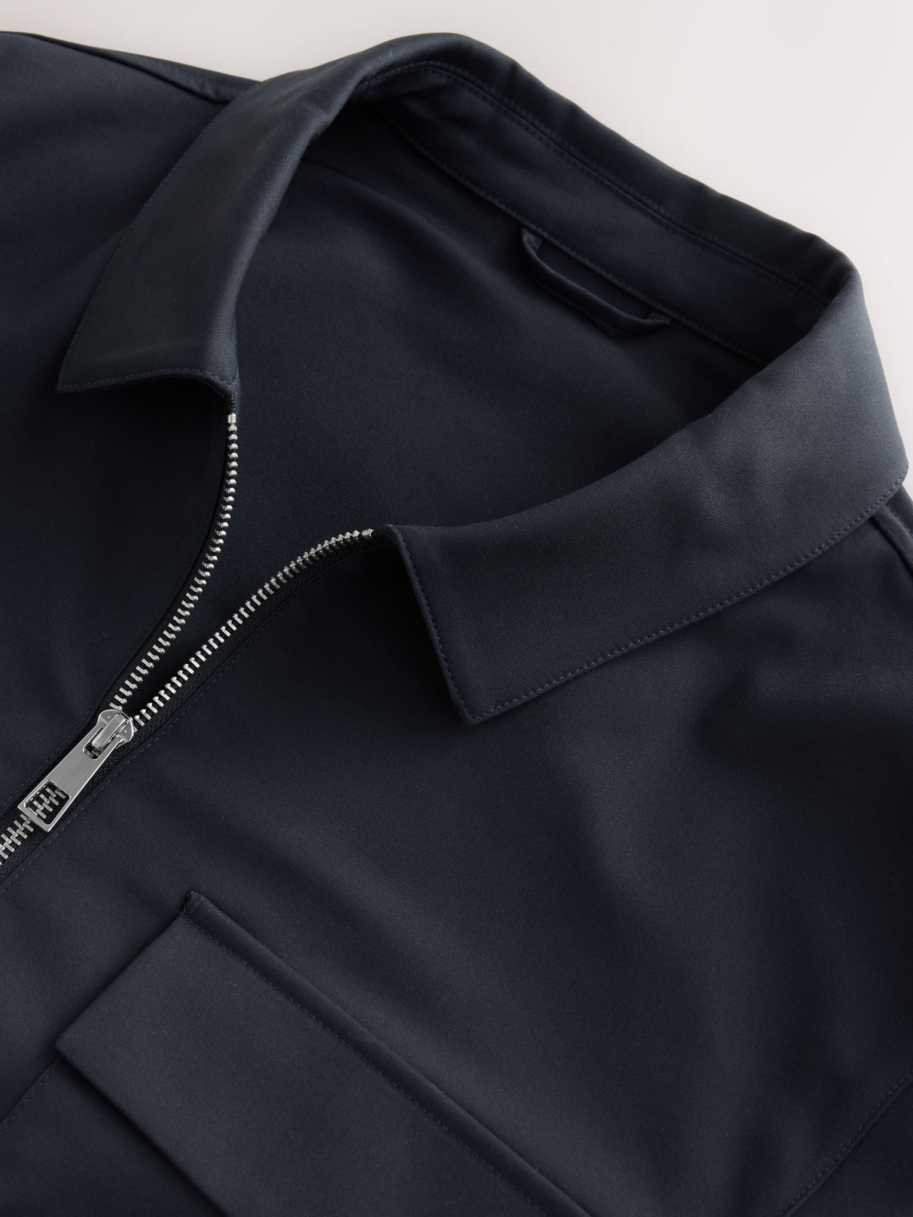 Donkerblauw - Slim technisch stretchy Jack