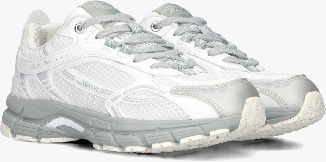 witte mercer amsterdam lage sneakers the re-run grape