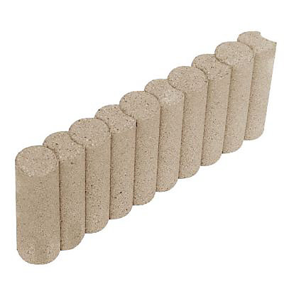Bordure colonnade droite ton pierre 50 x 20 cm, ép.6,5 cm