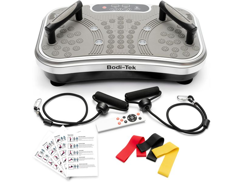 Bodi-Tek Vibrationstrainer Exercise Pro Vibrationstrainer mit 10 Programmen und 100 Intensitätsstufen