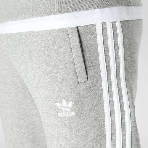Pantalon Jogging A Bandes 3 Stripes IA4795 Gris Chiné