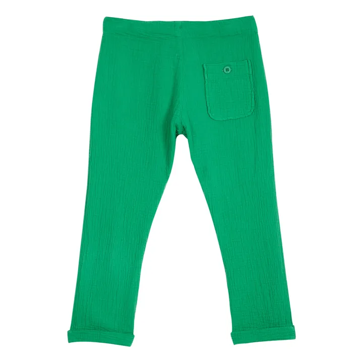 Emile et Ida Pantalon Gaze de Coton | Vert