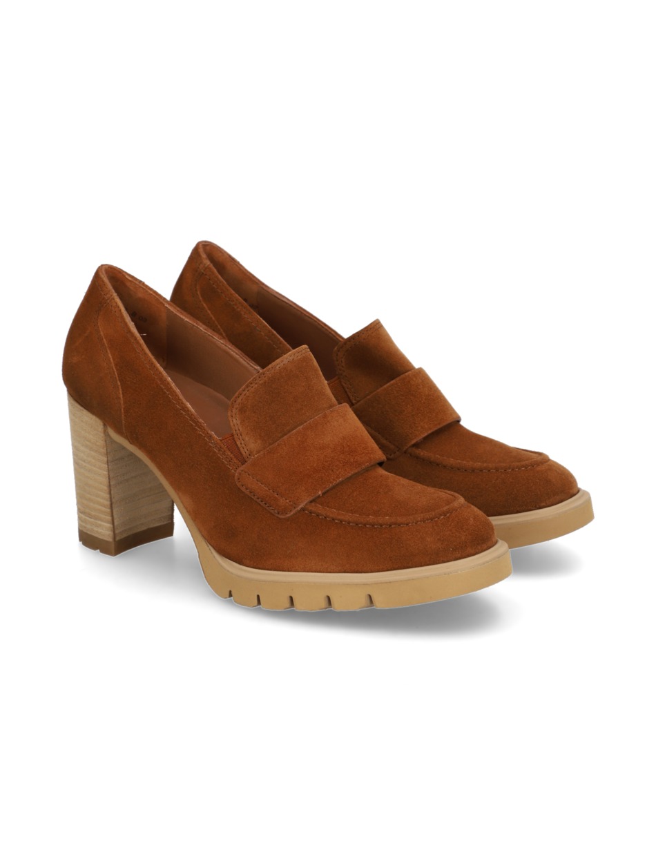 Veloursleder Pumps