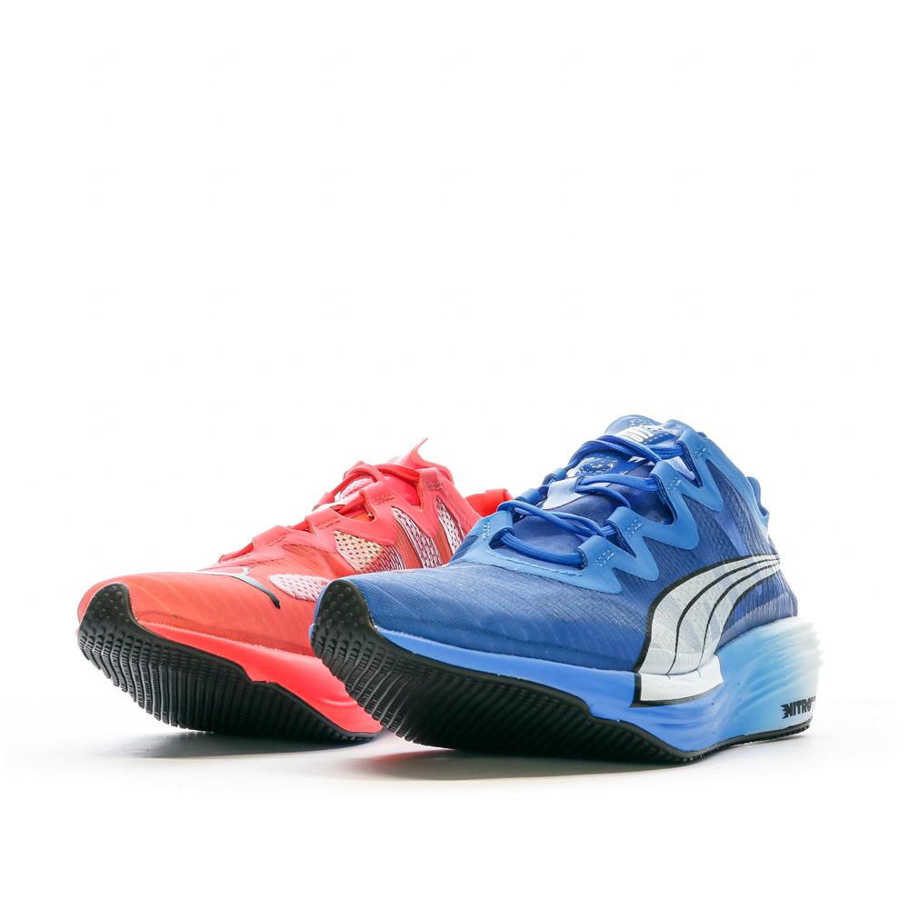 Puma Chaussures de Sport Bleu/Rouge Femme Puma Fast-fwd Nitro E