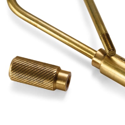 Schlüsselring Helix Messing