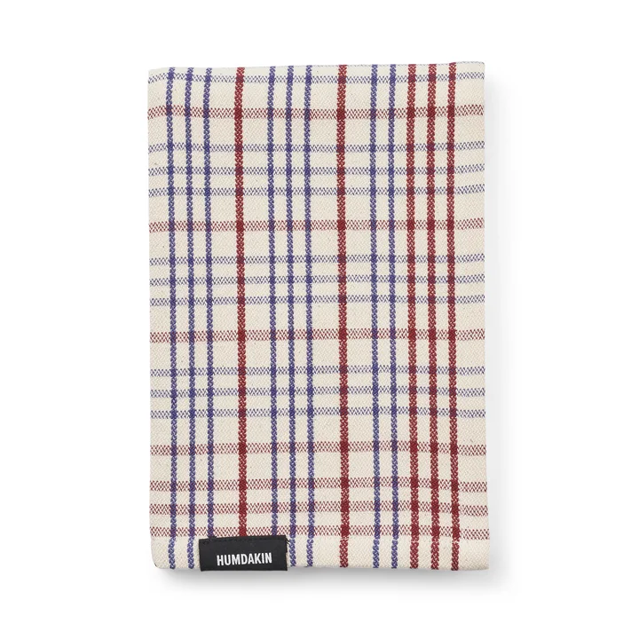 Humdakin - Geschirrtuch Organic Cotton, 45 x 70 cm, checkered race (2er-Set)