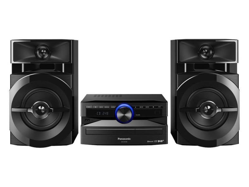 Panasonic Micro-HiFi Anlage SC-UX104EG Schwarz Klangstarkes, stylisches Minisystem mit CD