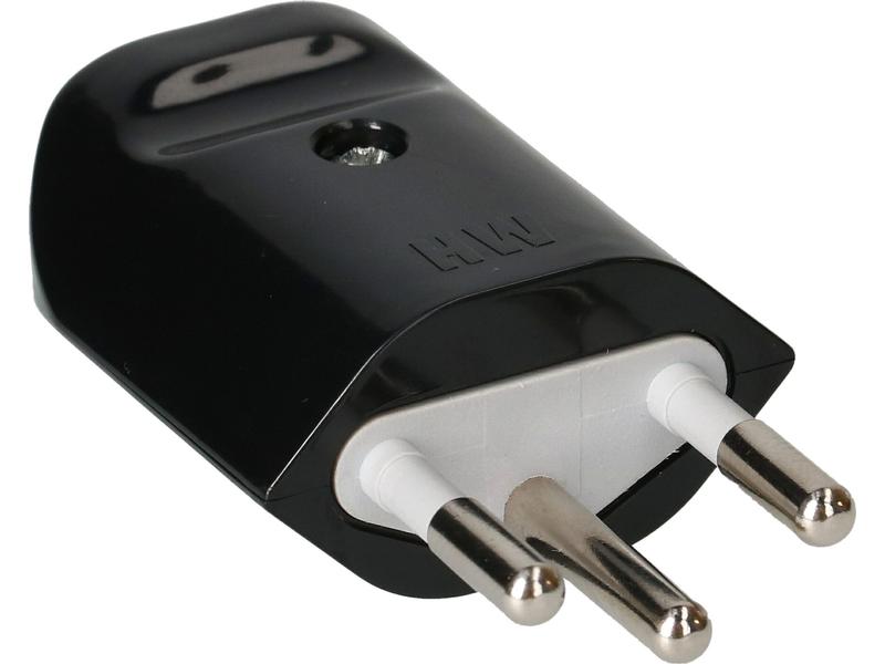 Max Hauri Montagestecker MH T12, Schwarz 3-poliger MH 12 Stecker