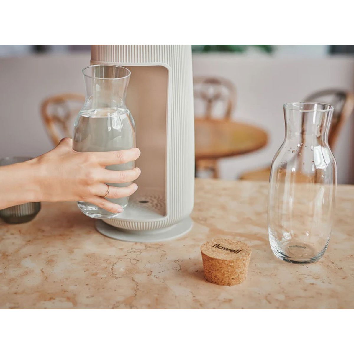 flowellflowell   Glaskaraffe 750ml