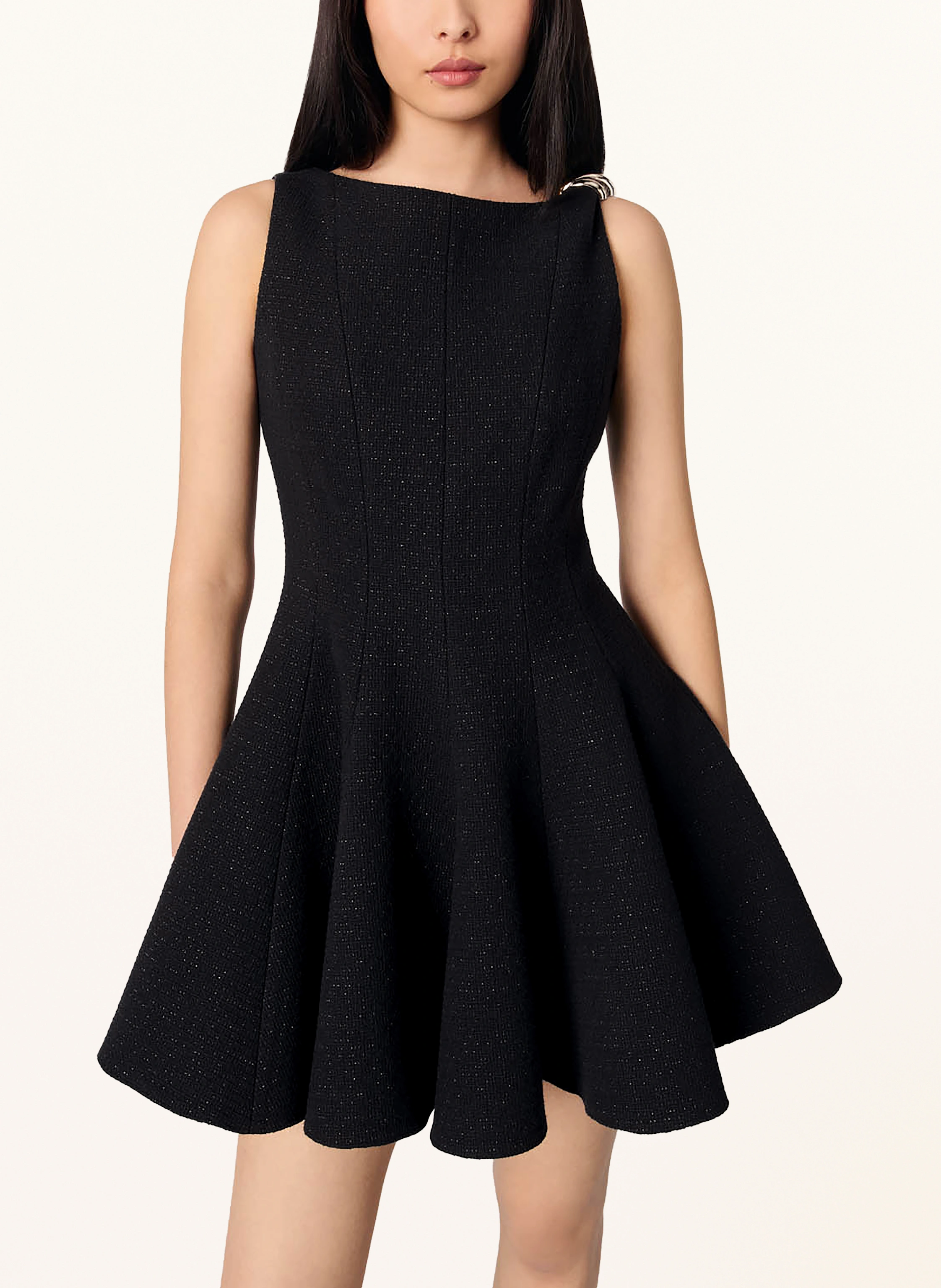 maje Tweed-Kleid