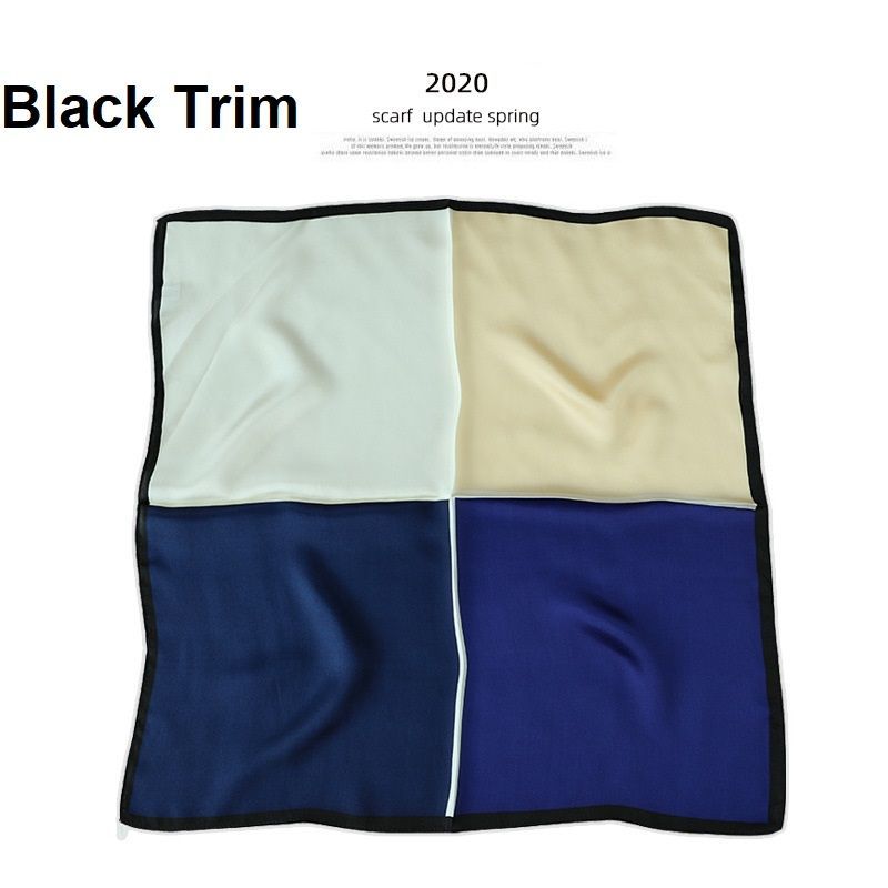 Frior - Colour Block Satijnen Sjaal