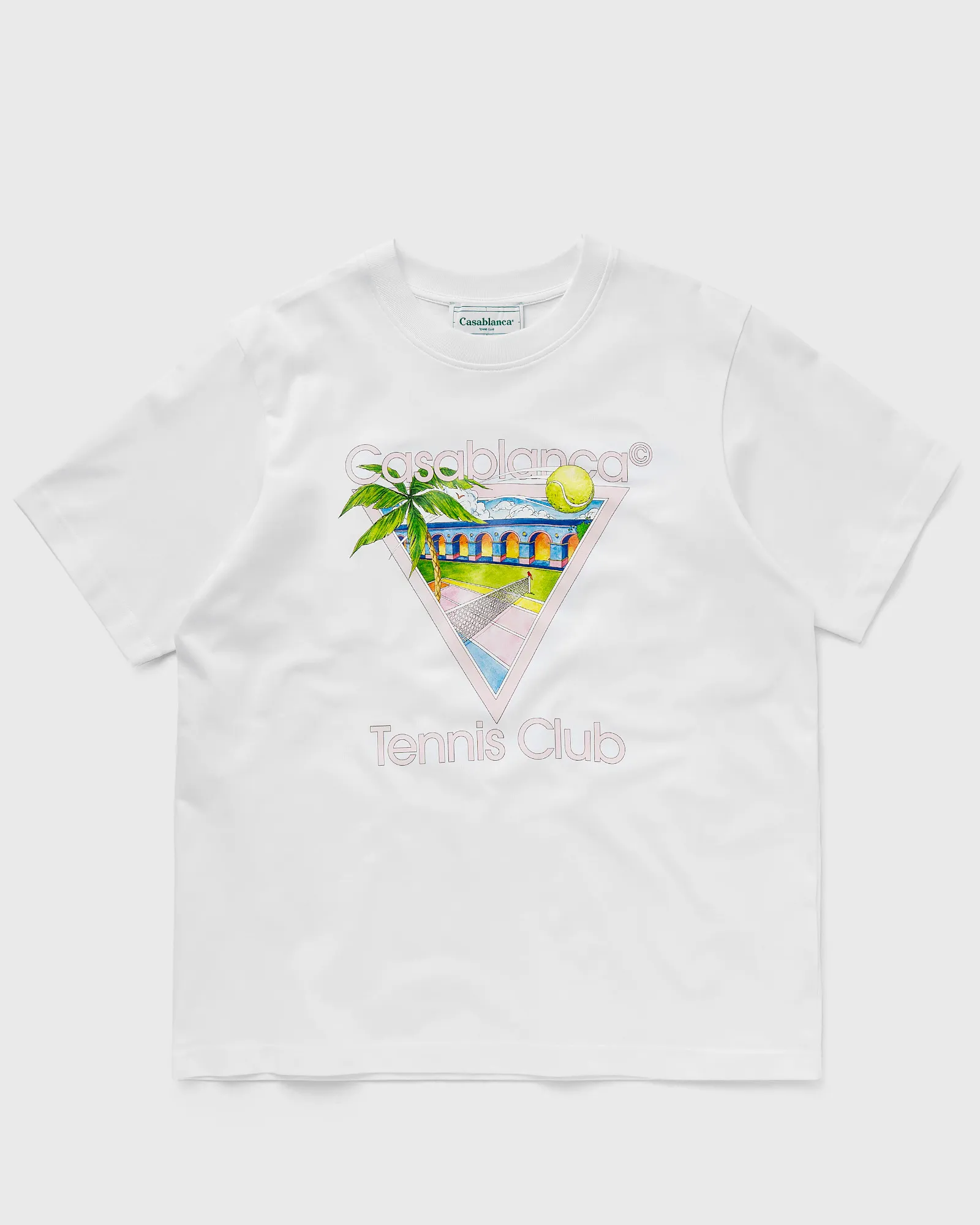 Casablanca TENNIS CLUB ICON SCREEN PRINTED UNISEX T-SHIRT