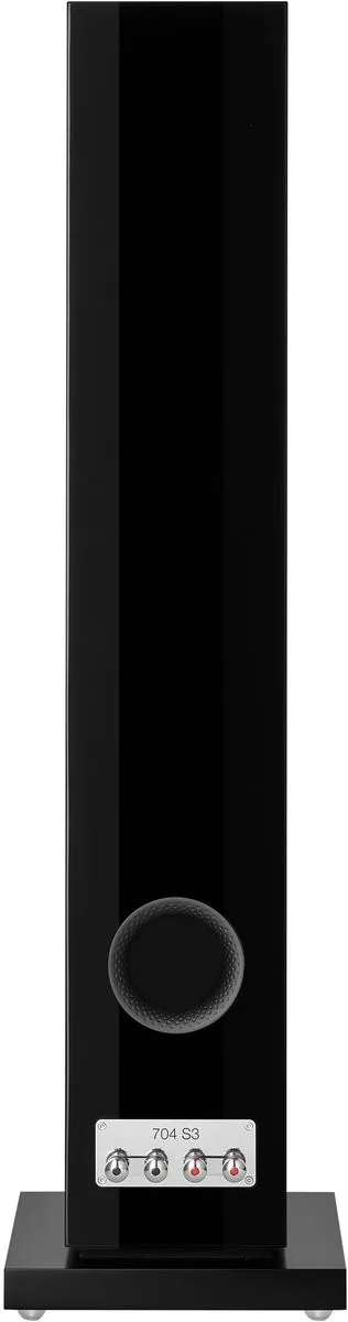 B&W 704 S3 Noir laqué (la paire) Enceintes colonne