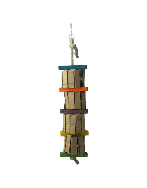 Keddoc Vogelspeelgoed Rendy Tumble - Vogelspeelgoed - 42x8.5x8.5 cm Multi-Color