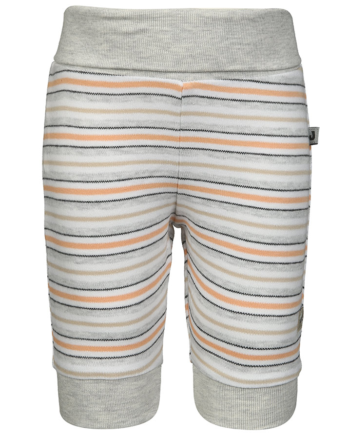 Jersey-Schlupfhose RINGEL DESIERTO gestreift in grau/orange