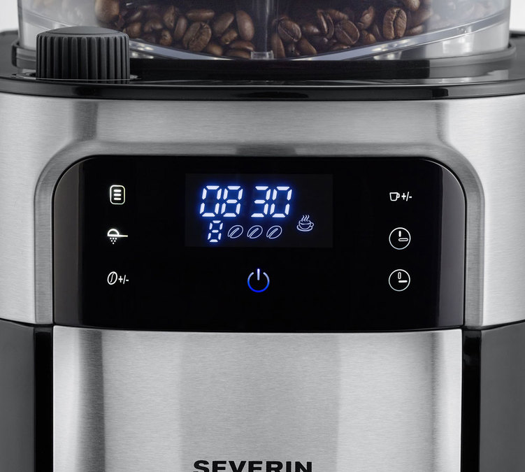 Cafetière Séverin isotherme avec broyeur + offre cadeaux