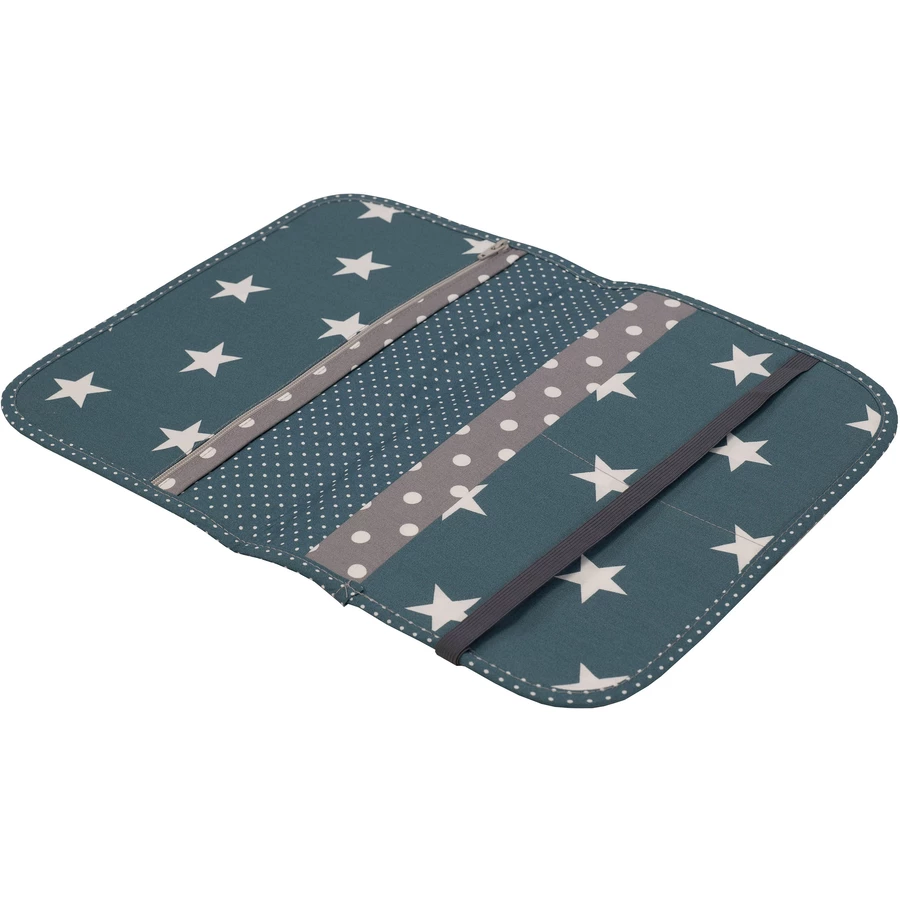 Ullenboom Patchwork Windeltasche - Waldtiere Petrol