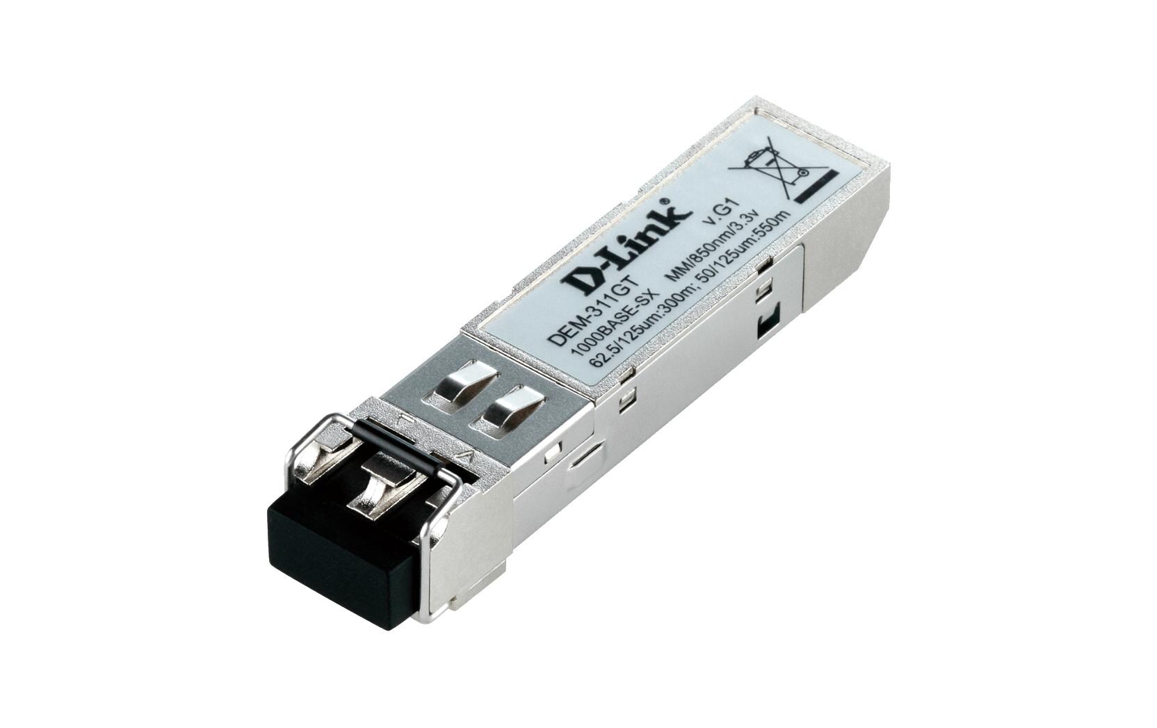 SFP Modul DEM-311GT1-Port Mini GBIC für 1000BaseSX (LC-Duplex)