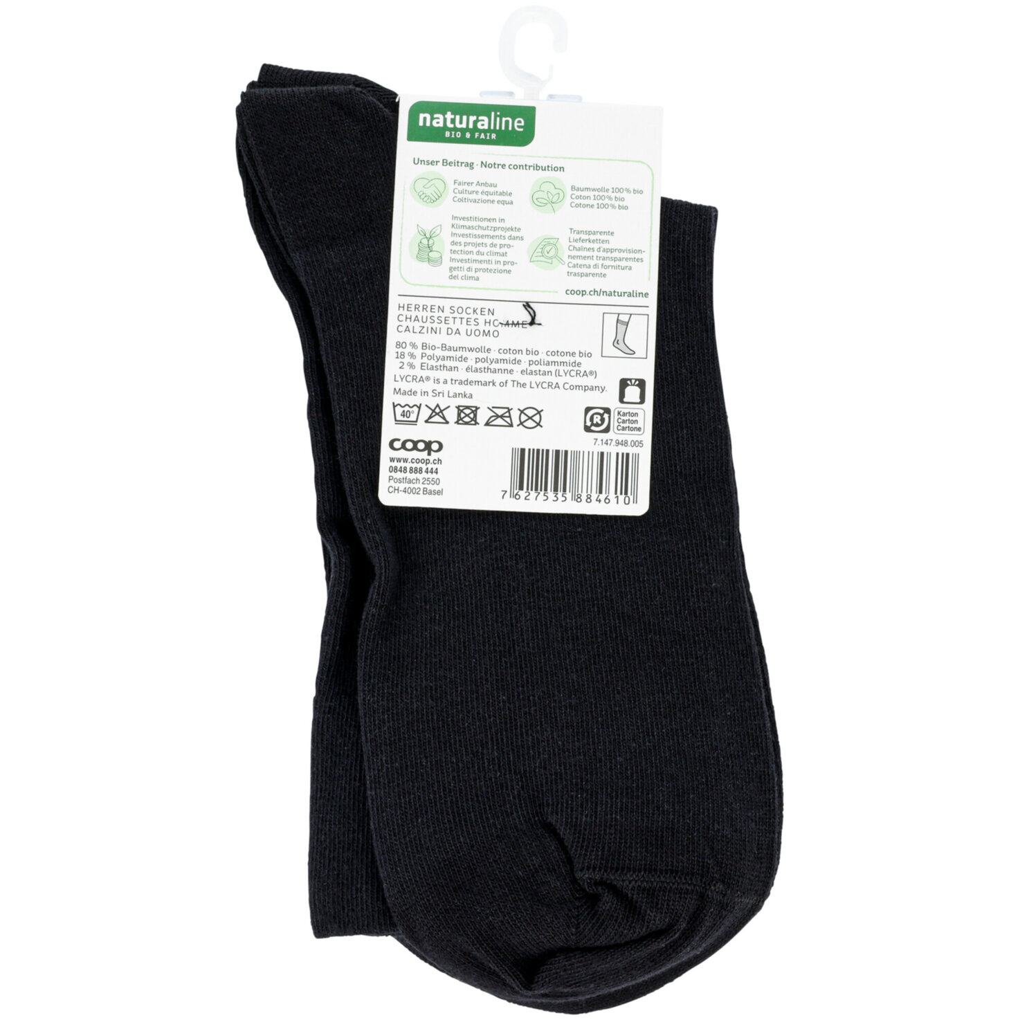 Men's socks Relax Duo schwarz