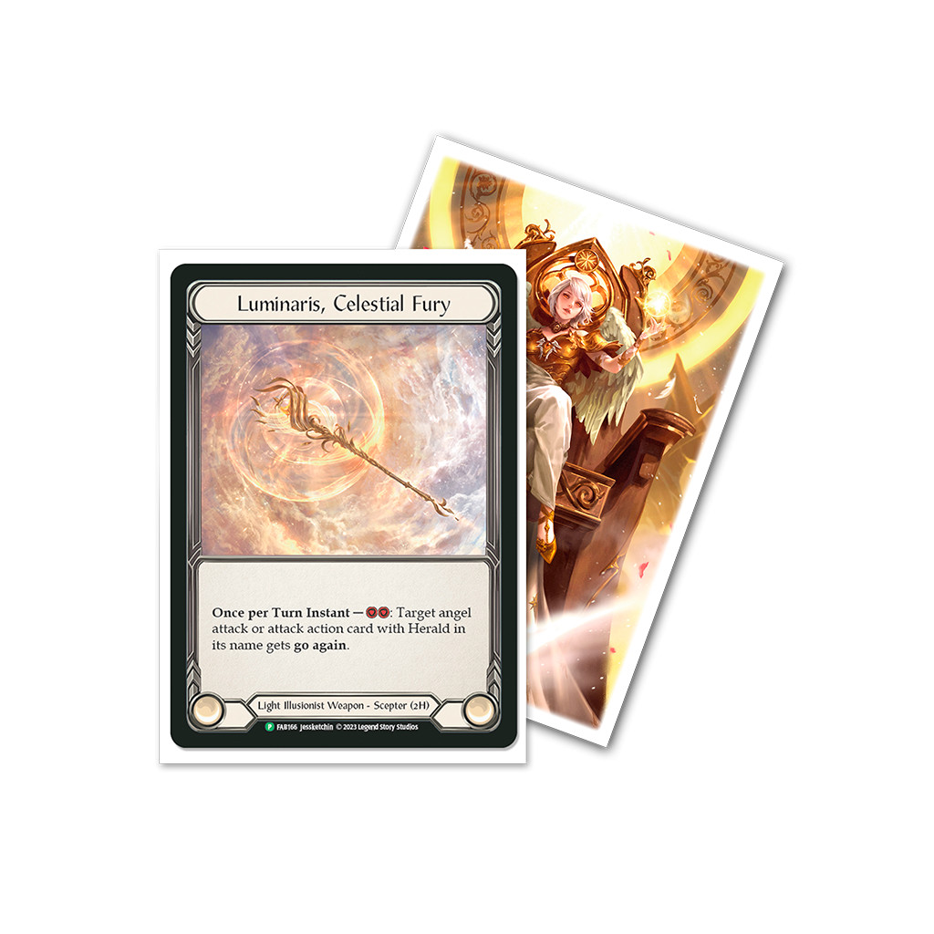 Dragon Shield - 100 Flesh & Blood Matte Art Sleeves - Prism + carte promo