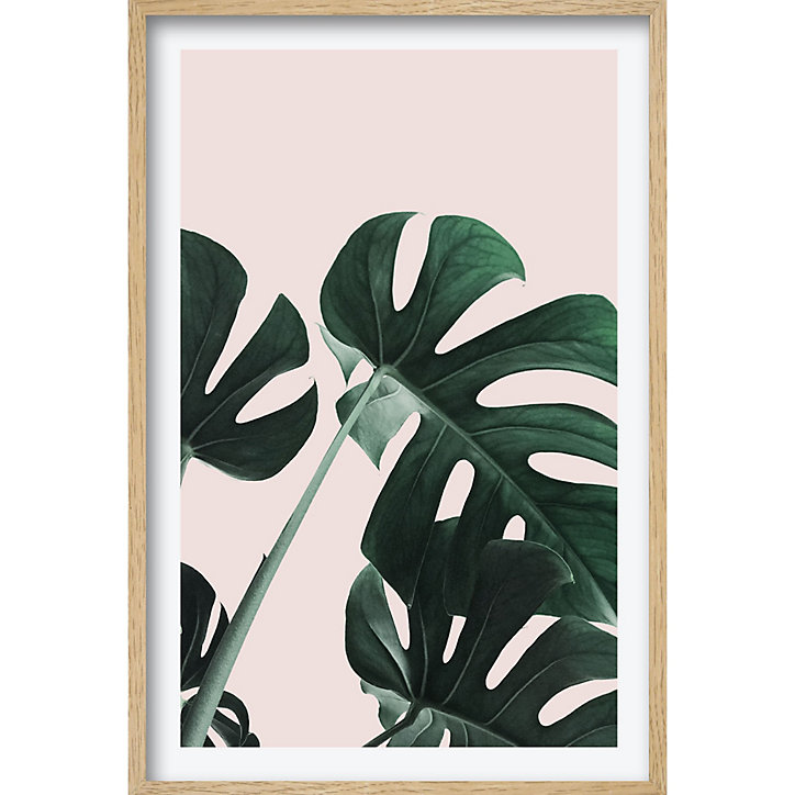 Toile imprimée botanica végétal l.60 x H.90 cm