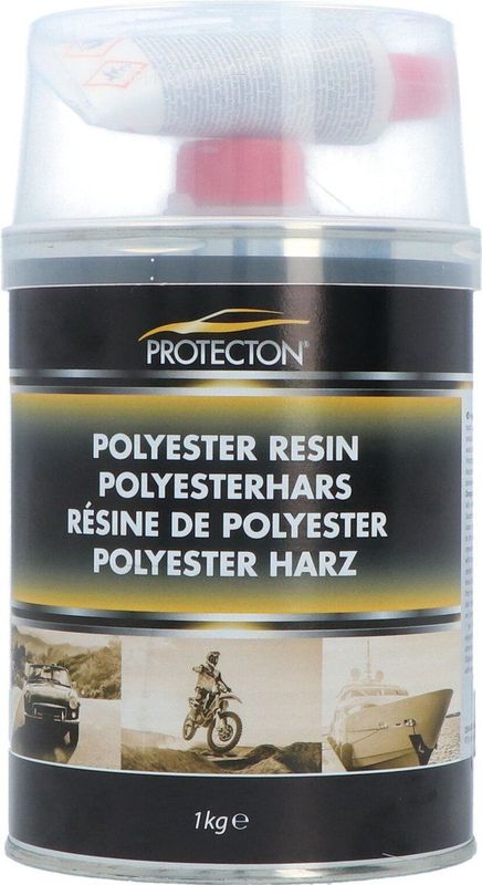 Protecton - Polyesterhars - 1 kg - Snel drogend - Veelzijdig - Sterk