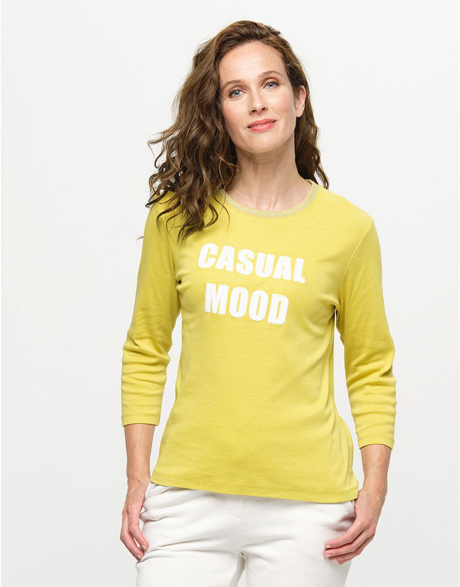 T-shirt anis coton modal