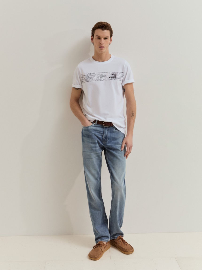 T-shirt em algodão