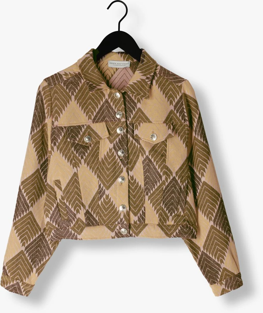 AMAYA AMSTERDAM beige amaya amsterdam jack loe jacket