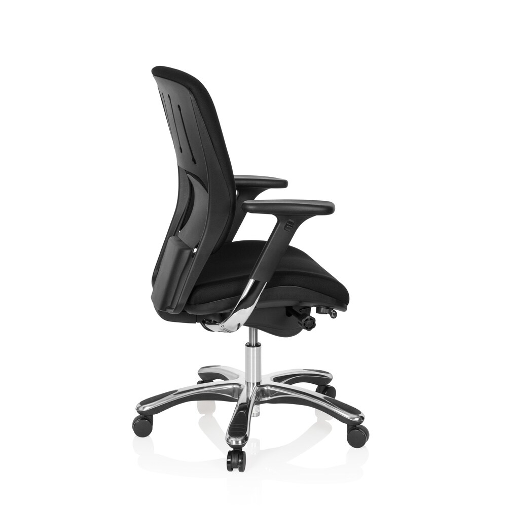 High End Bürostuhl VAPOR LUX BASE Stoff mit Armlehnen (höhenverstellbar) hjh OFFICE