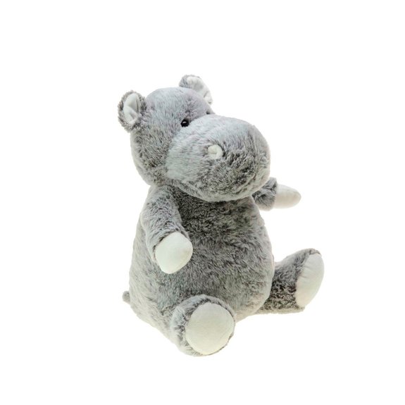 Peluche hippopotame assis 30 cm