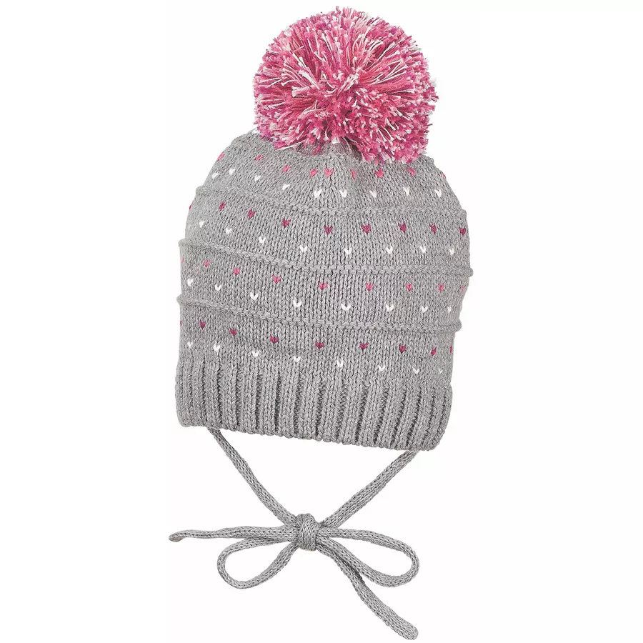 Sterntaler Strickmütze begonie