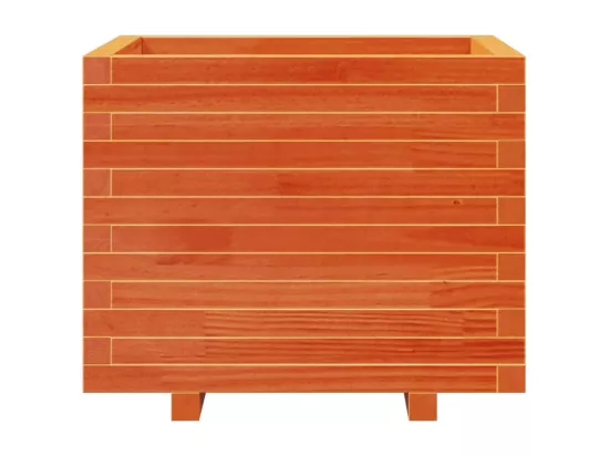 Jardinière bac lit surélevé bois marron 60 x 60 x 49.5 cm 02_0038473