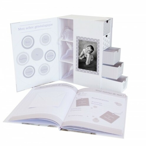 Boite à trésor + Livre de naissance Little Bear - DOMIVA