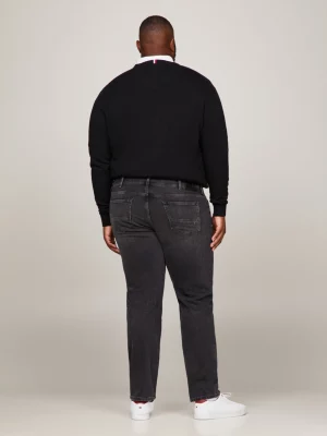 Calça jeans preta Plus Madison Regular