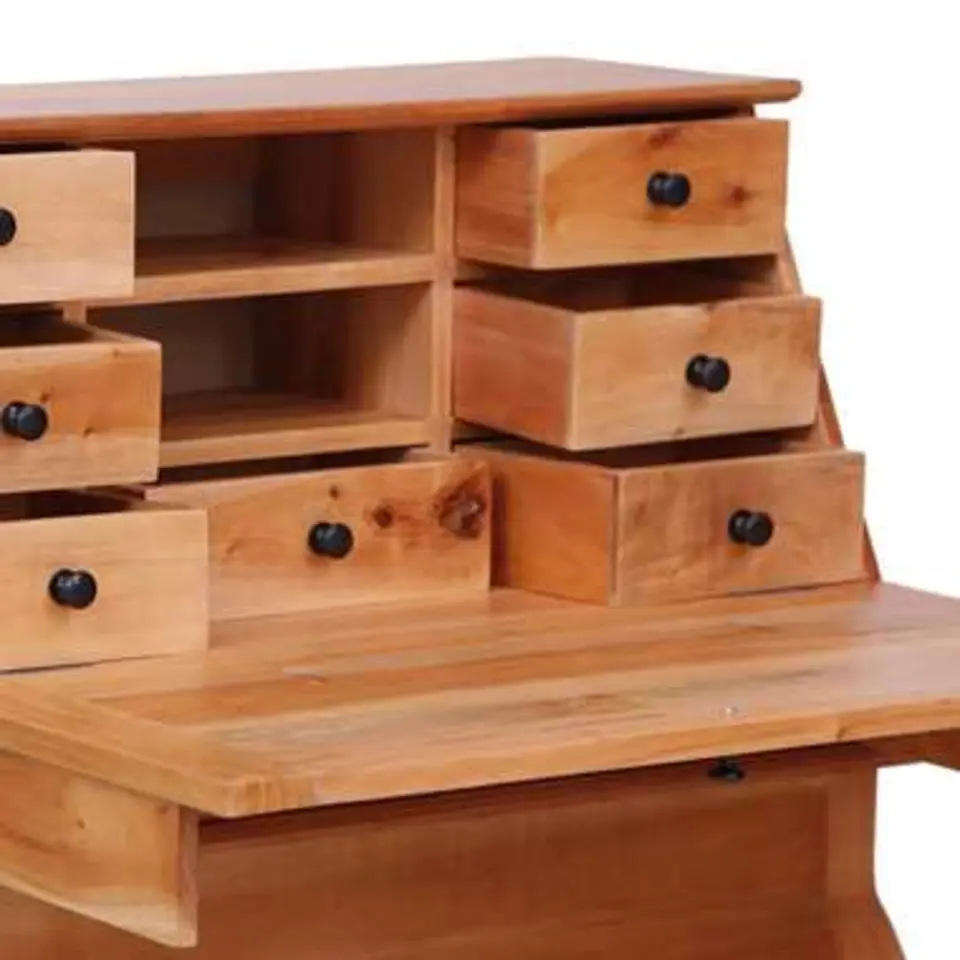 vidaXL - Secretaire - Bruin - Hout