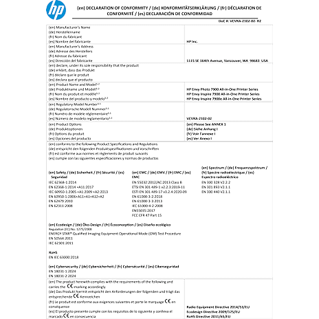 HP ENVY Inspire 7920e AiO