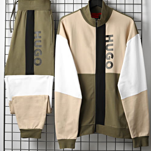 Pantalon Jogging 50490288 Vert Kaki Beige