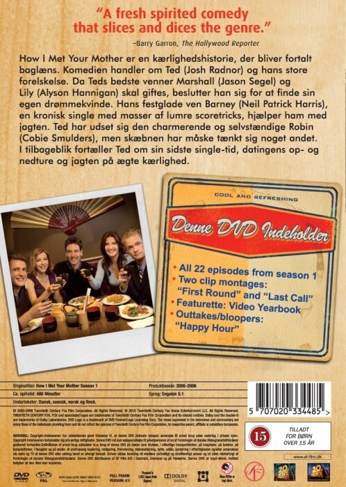 How I Met Your Mother - Sæson 1 - DVD