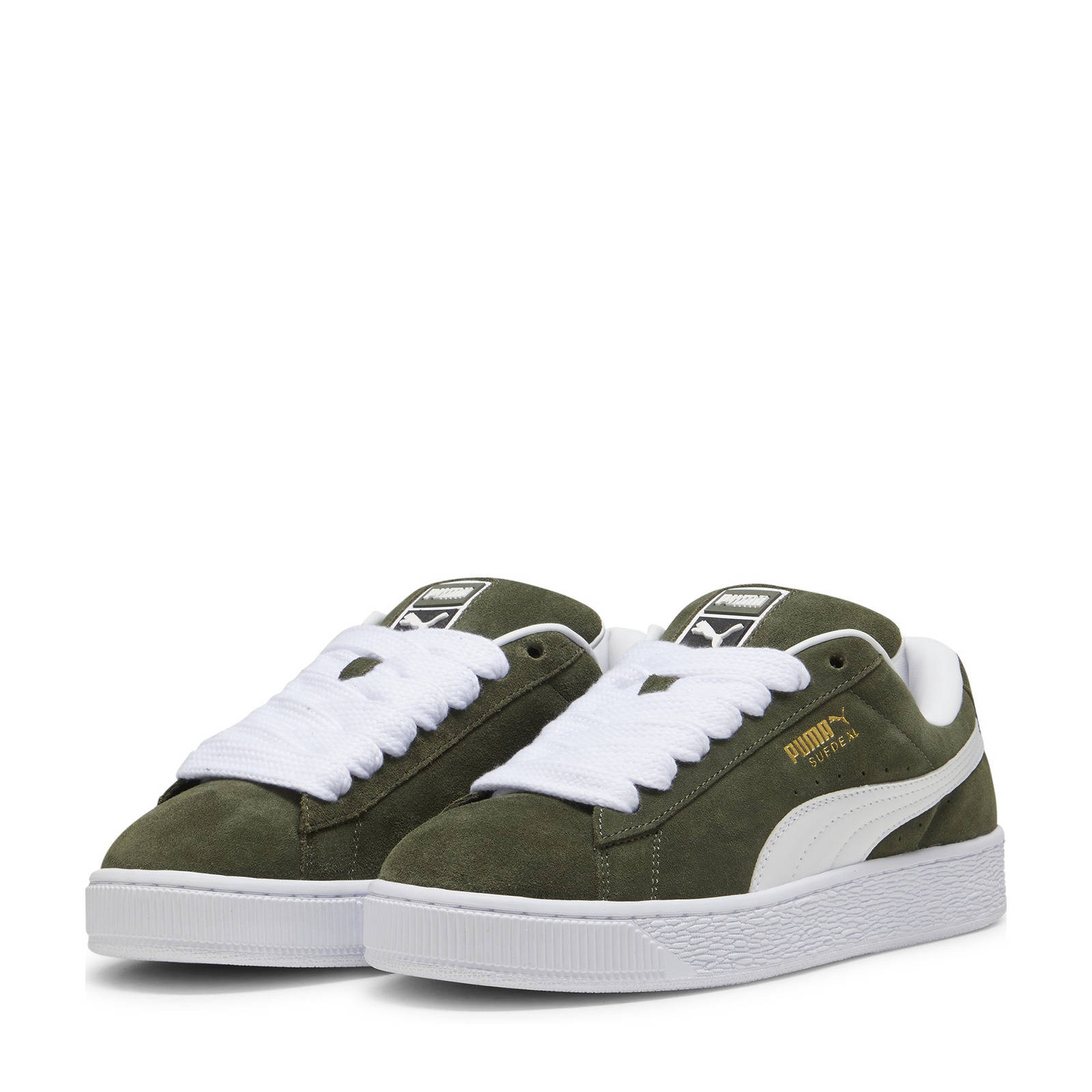 Puma Suede XL  sneakers olijfgroen/offwhite