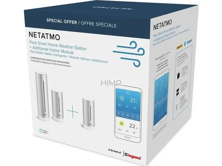 Netatmo Smart Home - Vejrstation - grå aluminium