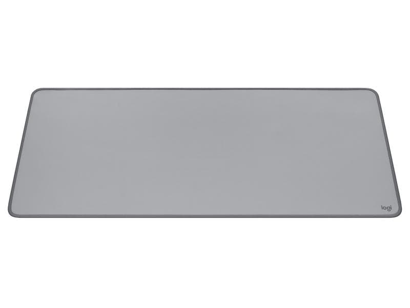 Logitech Mausmatte Desk Studio Series Grau Elegantes Deskpad aus recyceltem Polyester