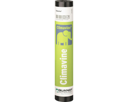 Quandt Bitumen Lasmembraan Jumboplan® Climavine PYE PV 250 S5 SS NOx-Off leisteen gecoat grijs 5 x 1 m rol = 5 m²