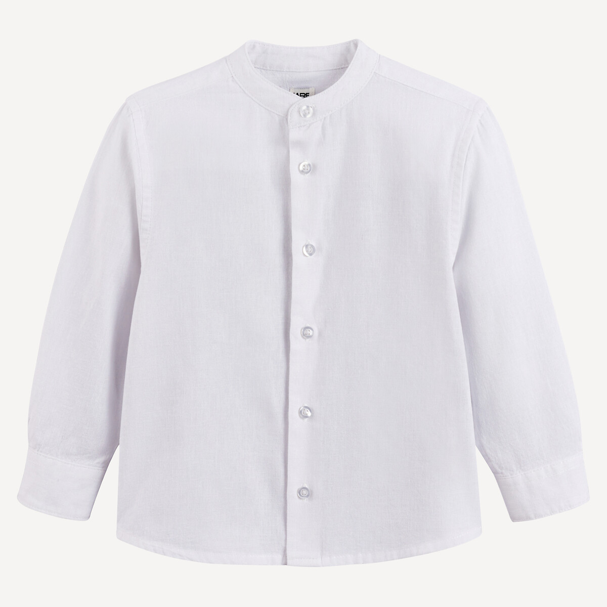 COLEÇÕES LA REDOUTE<br>Camisa com gola Manor, algodão/linho