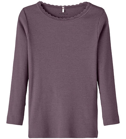 Name It Bluse - Noos - Rib - NmfKab - Arctic Quaste