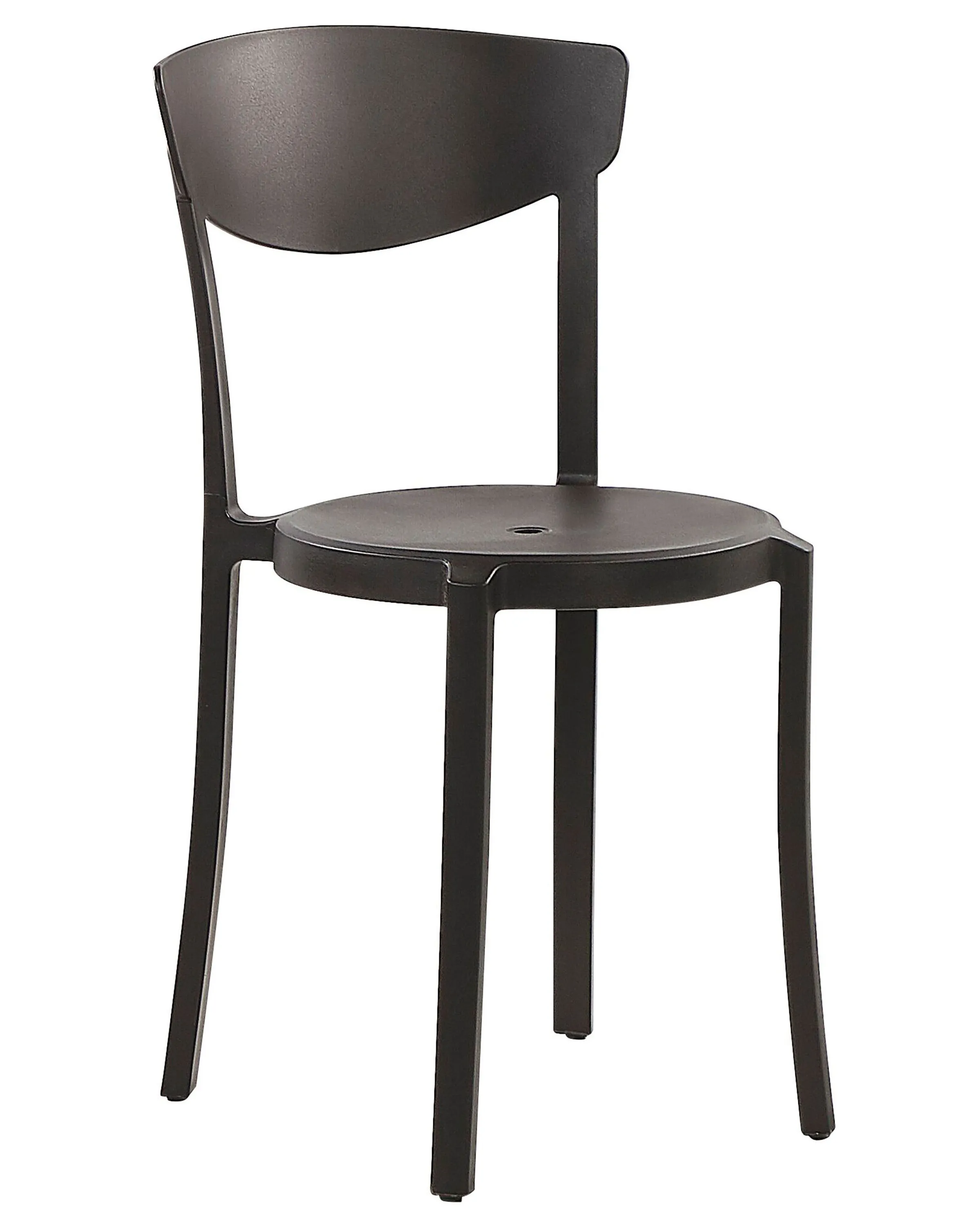 Set van 4 tuinstoelen VIESTE Zwart