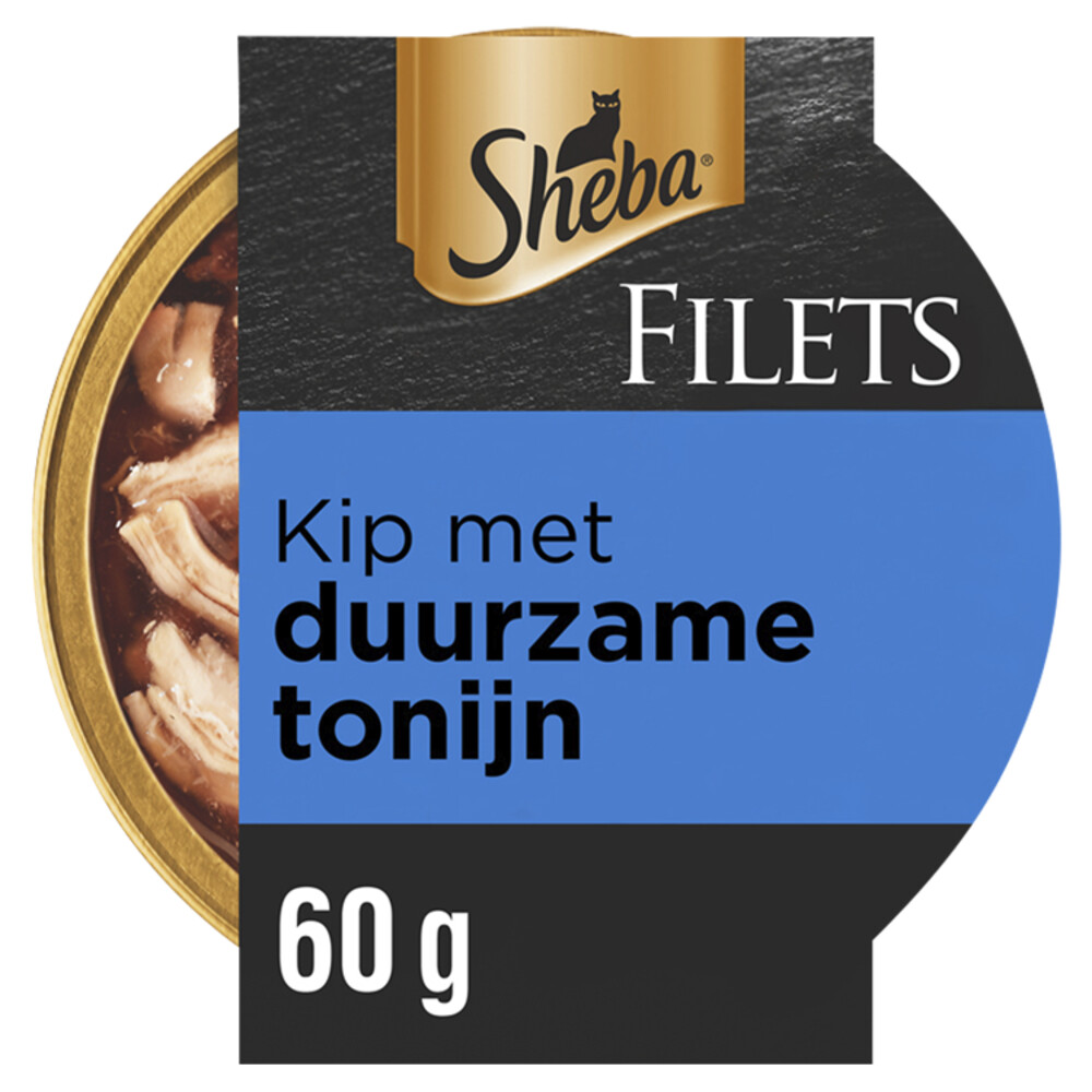 Sheba Filets Kattenvoer Natvoer Tonijn & Kip in Saus60 gr