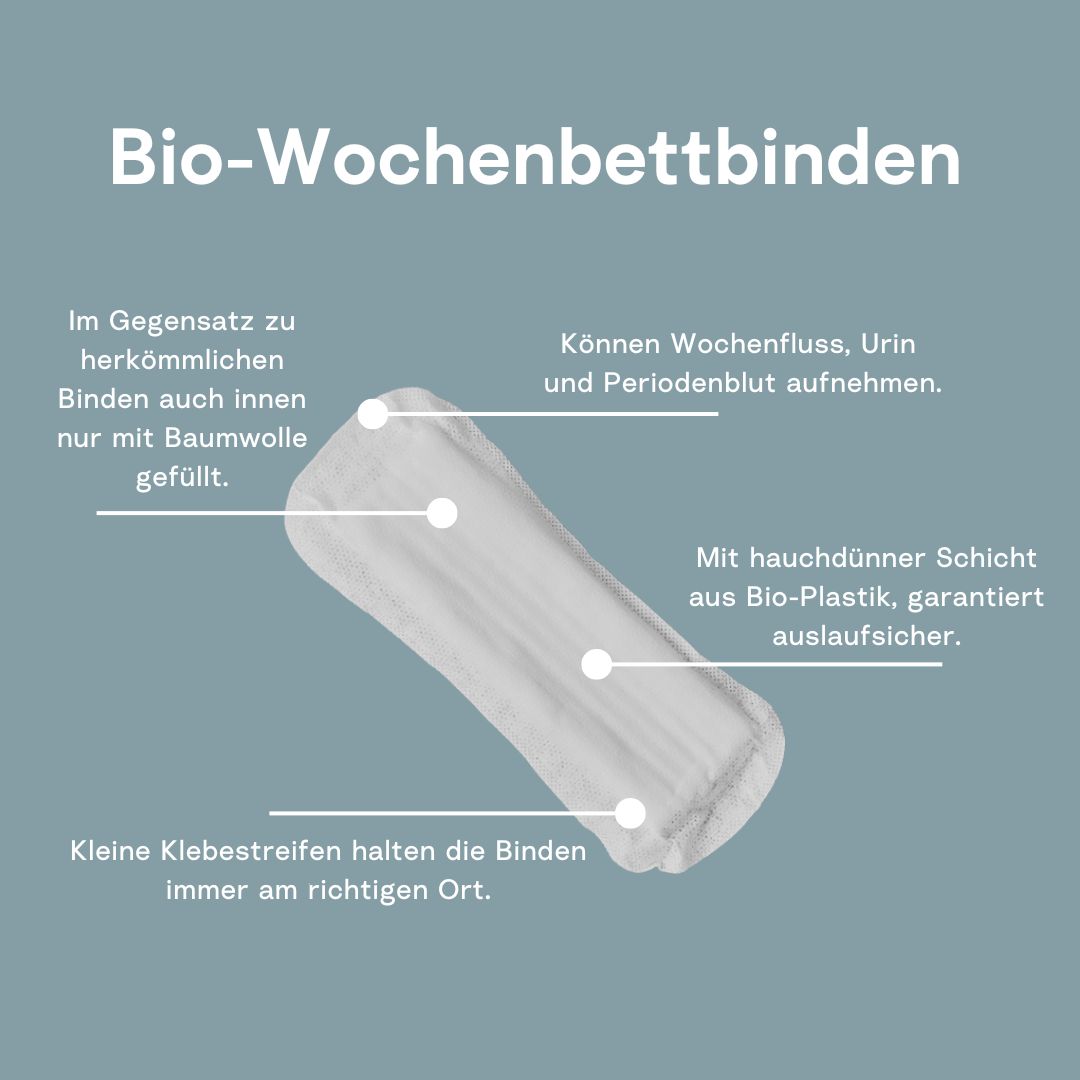 THE WEEKS Bio-Wochenbettbinden