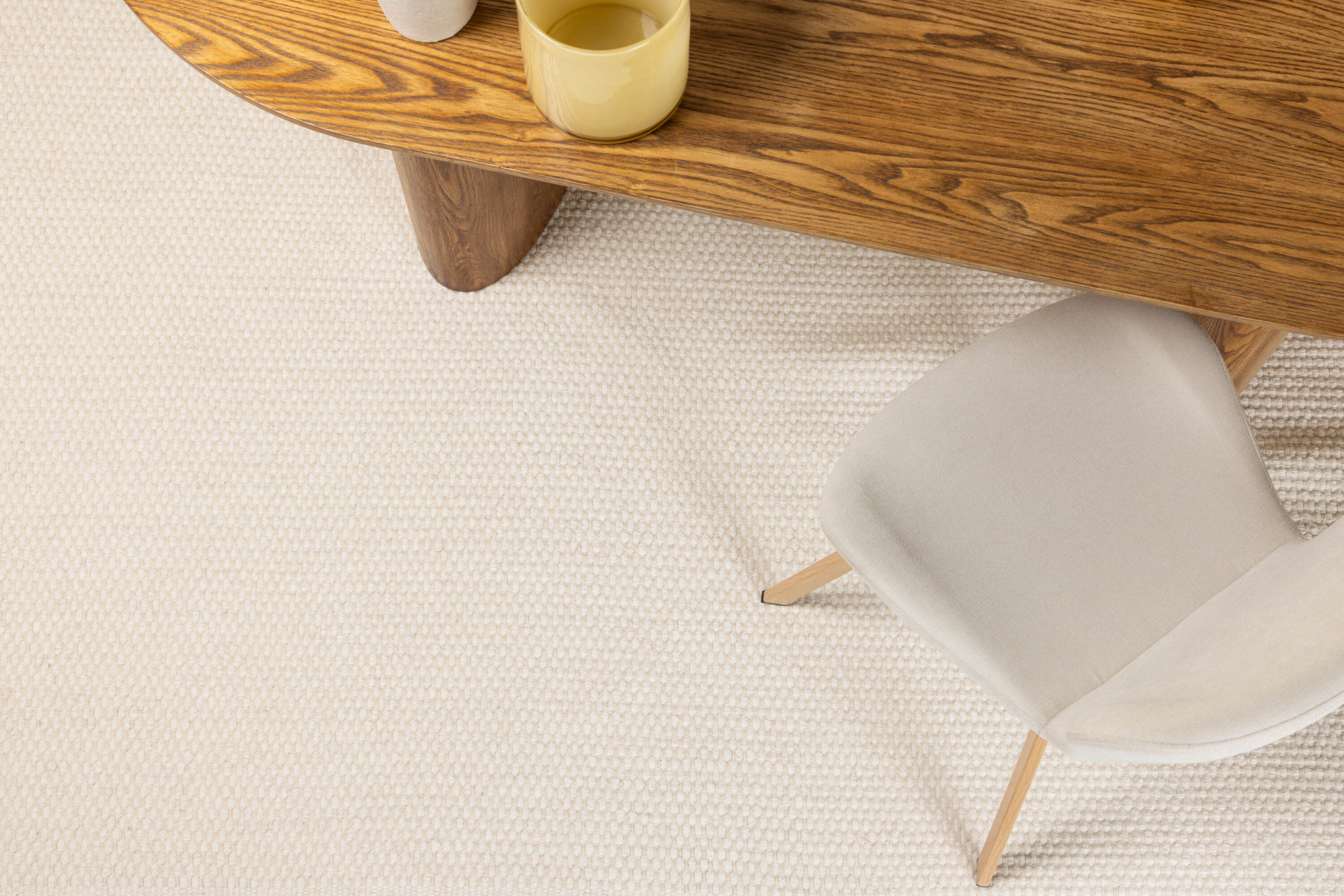 Garoa Vloerkleed 230x160cm - Creme